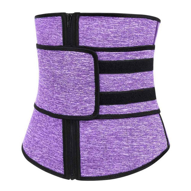 FeelinGirl Women Neoprene Waist Trainer 7 Steel Bones Modeling Belt Binder Trans Sauna Burning Sweat Shapewear Fajas Colombianas