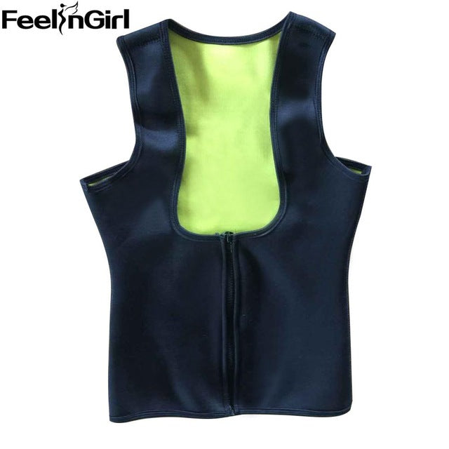 Neoprene Body Shaper Shapewear Womens Weight Loss Tank Top Neoprene Sauna Waist Cincher Vest Workout Gaine Amincissante Vent