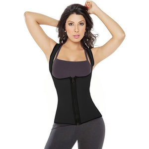 EXTREME Black Shapewear slimming thermo cami  slim belt Neoprene body shaper Vest Sweat Sauna waist trainer corset Top *USPS*