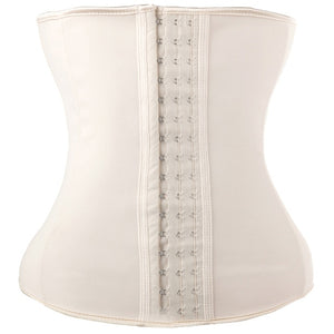 Women's Steel Boned Underbust Latex Girdle Waist Trainer Corsets Hourglass Body Shaper