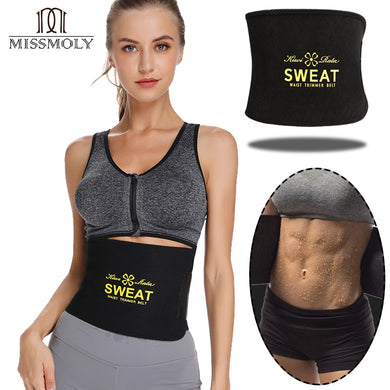Neoprene Body Shaper Sauna Waist Trainer Faja  Shaper Stomach Slimming Belt Control Shapewear Tummy Shaper Girdle Sweat