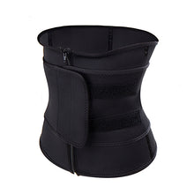 Women Neoprene Waist Trainer Girdle Fajas Slimming Belt Body Shaper  Shaper Zipper and Hook Loop Underbust Corset