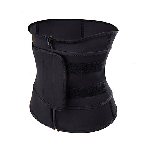 Women Neoprene Waist Trainer Girdle Fajas Slimming Belt Body Shaper  Shaper Zipper and Hook Loop Underbust Corset