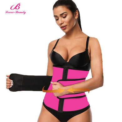 Lover Beauty Womens Body Shaper Belt  Slimming Wrap Belt Waist Cincher Corset Abdominal High Compression Zipper Trainer A