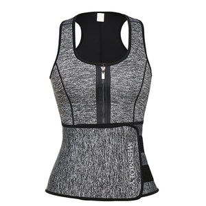 Neoprene Sauna Waist Trainer Vest  Shaper Summer Workout Shaperwear Slimming Adjustable Sweat Belt Fajas Body Shaper