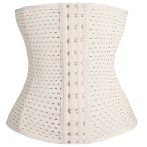 Women  Body Shaper Waist Trainer Steel Boned Corset Postpartum Belly Slimming Belt Modeling Strap Shapewear Waist Cincher