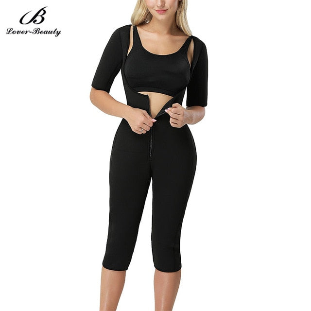 Lover Beauty Shapewear Women Zipper Body Shaper Sliming Butt Lifter Waist Trainer Cincher Thigh Reducer shapers Bodysuit -C