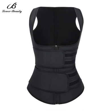 Lover Beauty Plus Size Latex Trainer Cincher 9 Steel Boned Double Control Tummy SlimTrimmer Corset Women Body Shaper Fajas Belts