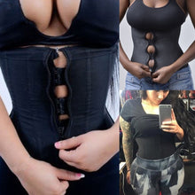 Corset Body Shaper Latex Waist Trainer Zip Underbust Tummy Waist Cincher Slimming Briefs Shaper Belt Shapewear Plus Size Women