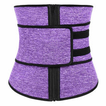 Lover Beauty Abdominal Belt High Compression Zipper Plus Size Neoprene Waist Cincher 7 Steel Corset Body Sweat Waist Trainer